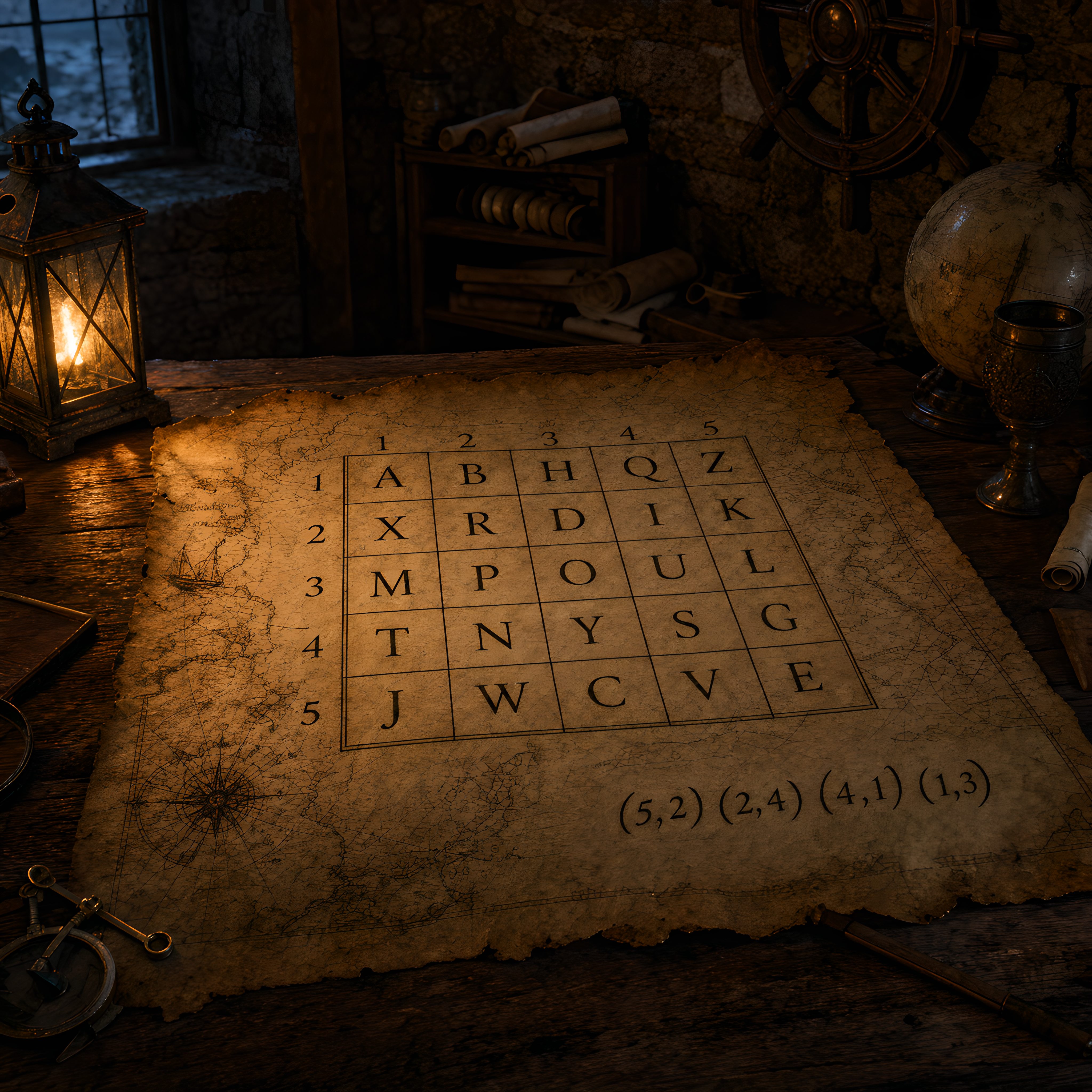 The Navigator’s Chart Room Clue