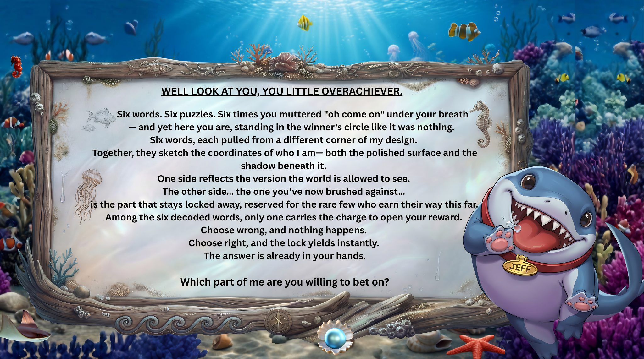Well Look At You Success Screen